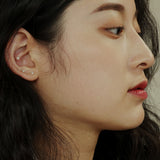 14Kゴールドスワロフスキーパールピアス/14K Gold Swarovski Pearl Piercing (bar 4mm / pearl 3mm)