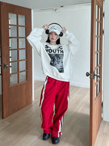 ソニック ボクシー スウェットシャツ / Sonic Boxy Sweatshirt (2color)