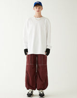 パラシュートパンツ/PARACHUTE PANTS BURGUNDY