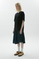 オーバーフィットロゴTシャツ / Over fit logo t-shirt (black)