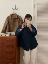 [Bellide made/Long-sleeved version] Vintage Pocket Denim Shirt