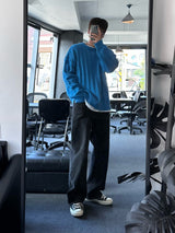 never loosefit round knit