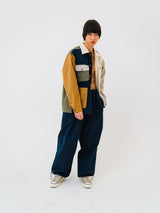 ロゴカラーコットンベーシックジャケット/BSR2223FWJK066 LOGO COLLAR COTTON BASIC JACKET MIX