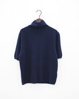 ラクーンタートルスリーブニット / Raccoon Turtle Short Sleeve Knit (3color)