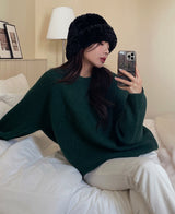 (UNISEX) ベチンウールオーバーニット