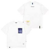23 ペイズリーポケットオーバーサイズTシャツ / 23 PAISLEY POCKET OVERSIZED T-SHIRTS WHITE / WHITE MELANGE / BLACK / KHAKI