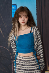 クロシェニットボレロ / CROCHET KNIT BOLERO (IVORY)