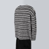 ストライプアンゴラニット / Striped Angora Knit
