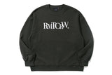 リセントロゴスウェットシャツ/RECENT LOGO SWEAT SHIRT_CHARCOAL