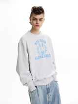 ALOHA HAWAII SWEATSHIRT WHITE MELANGE (6586526138486)