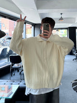 [주문폭주] 2. 레빗 골지 루즈핏 카라 가디건