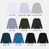 LMN オールデイプランニング コットン長袖Tシャツ（10色）