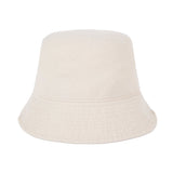 Monogram Label Pigment Bucket Hat white