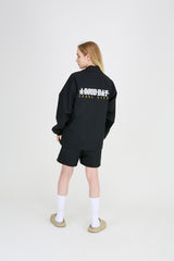 SMILE COACH JACKET (BLACK) (6699088543862)