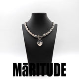 ツイストハートネックレス / TWIST HEART NECKLACE /케플러 착용