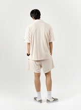 TERRY POLO SHIRT cream (6581467644022)