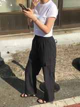 Daily nylon cargo pants 