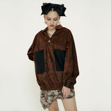 Soccer Girl Shirt [Tie-dye_BrownVelvet] (6592547192950)
