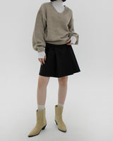 バゲットVネックニット/Baguette V-neck Knit (4color)