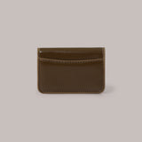 Flat Gold Wallet - Brown