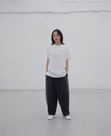 WARM-FLEECE BALLOON PANTS (Charcoal) / ウォームフリースバルーンパンツ