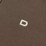 シグネチャーロゴハーフジップアップスウェットシャツ/SIGNATURE LOGO HALF ZIPUP SWEATSHIRTS COCOA BROWN (6699006099574)