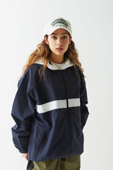 ニートフーデッドジャケット/BSR2223FWJK052 NEAT HOODED JACKET NAVY