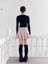 Deep Square Neck Top (BLACK)