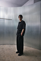 N-BT POCKET 1/2 COLLAR-TEE (Black)