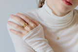 [14K] line ring (1mm)