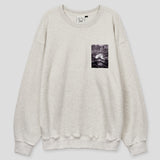 'Hand n' Hand' Crewneck Sweatshirt Oatmeal