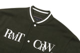 ワイルドフラワーウールバーシティジャケット / WILD FLOWER WOOL VARSITY JACKET_KHAKI