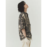 ブリーチダイングストラップシャツ / BLEACH DYEING STRAP SHIRT_BR