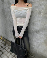 Evening shirring T
