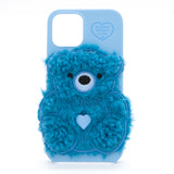 SUN CASE PATCH FLEECE BEAR OCEAN BLUE (6535225376886)