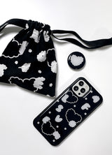 ブラックイニシャルケース / black initial case