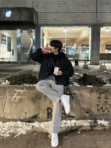 LMN オーバーサイズフィットウールデニムジャケット / LMN Oversized Fit Wool Denim Jacket (2 colors)