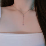 y shape necklace