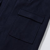 オーバーサイズバルマカーンコート / OVERSIZE BALMACAAN COAT - NAVY