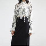 (Set) Heran Paisley Blouse + Top