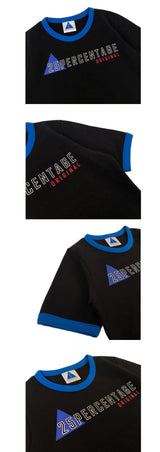 ORIGINAL RINGER CROP T-SHIRT black (4647243645046)