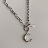 ムーン2ウェイボールドネックレス/dfe Moon Two way Bold Necklace