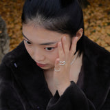 ツーストーンペブルリング / two stone pebble ring