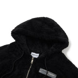 Zero Bear Crop zip-up [BLACK] (6638394376310)