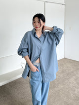 パールボクシーシャツ/Pale Boxy Shirt (2color)