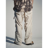 クリースナイロンバンディングパンツ / CREASE NYLON BANDING PANTS_CREAM