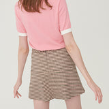 EMMA CHECK SKIRT (6652484780150)