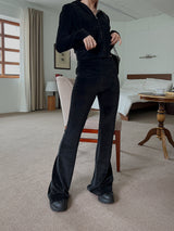 ベルベット ブーツカット トレーニングパンツ / Velvet Boot Cut Training Pants (4color)