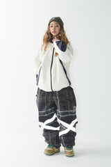 ポットXリフレクティブジョガーパンツ / BSR2223FWPT022 BSR POT-X REFLECTIVE JOGGER PANTS BLACK CHECK