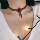 ラビ―チョーカー / ruby red choker
